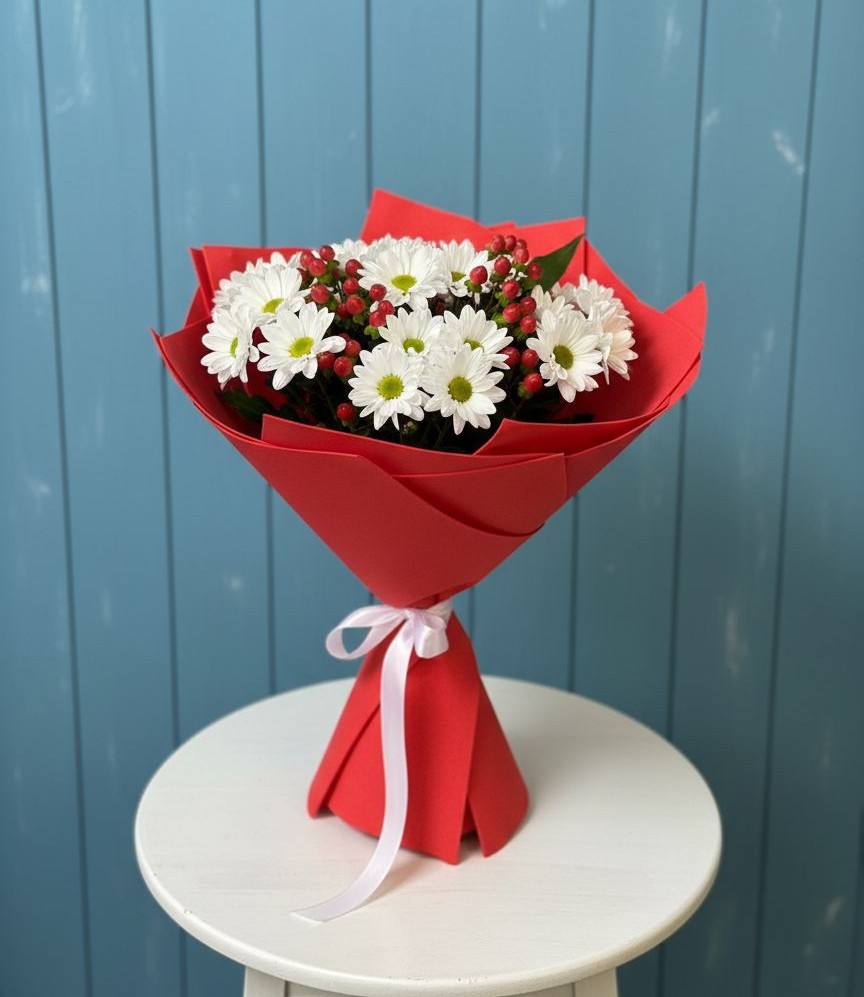 Букет цветов из: Хризантемы в Мухене