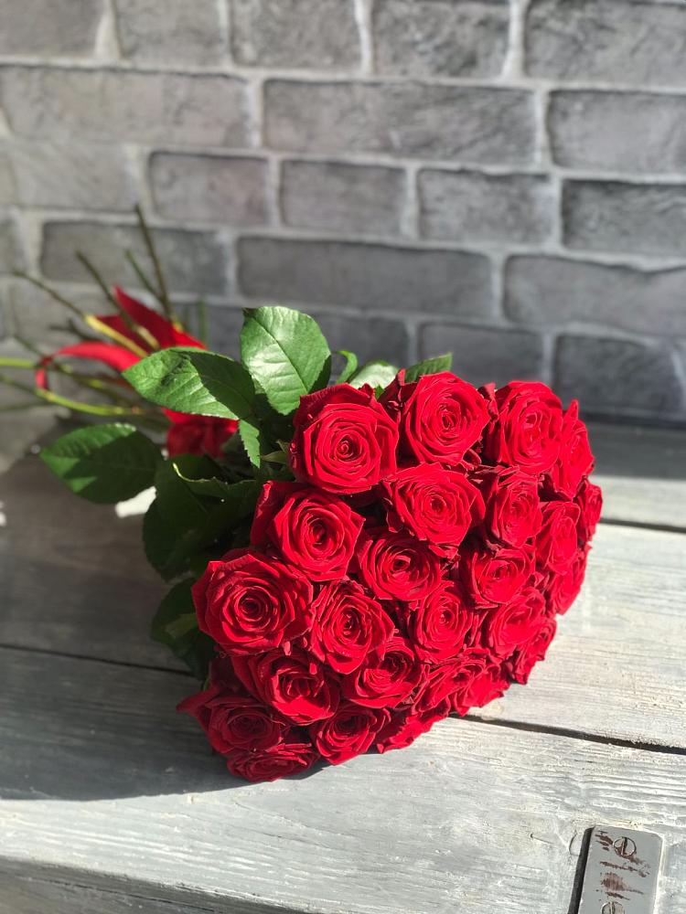 Букет Красные розы Фридом в Мухене