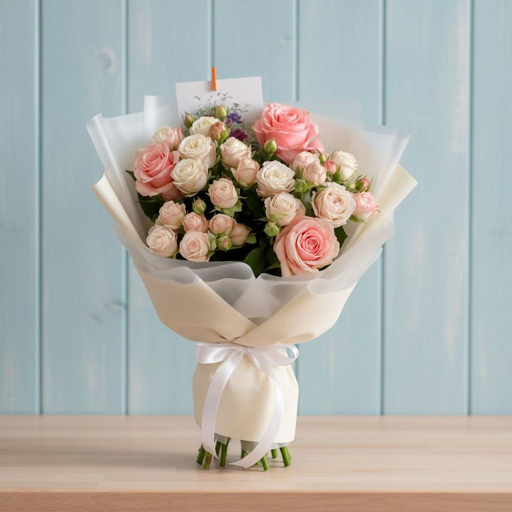 Букет цветов из: Розы в Мухене