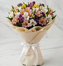 Букет цветов из:  Альстромерии #REPLACE_PRED# Мухене