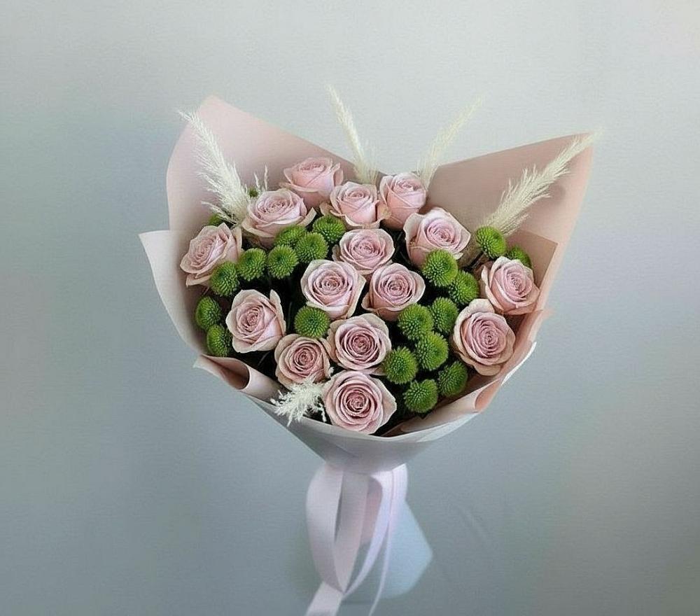 Букет цветов из: Розы и Хризантемы в Мухене