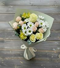 Букет цветов из:  Альстромерии, Розы и Хризантемы в Мухене